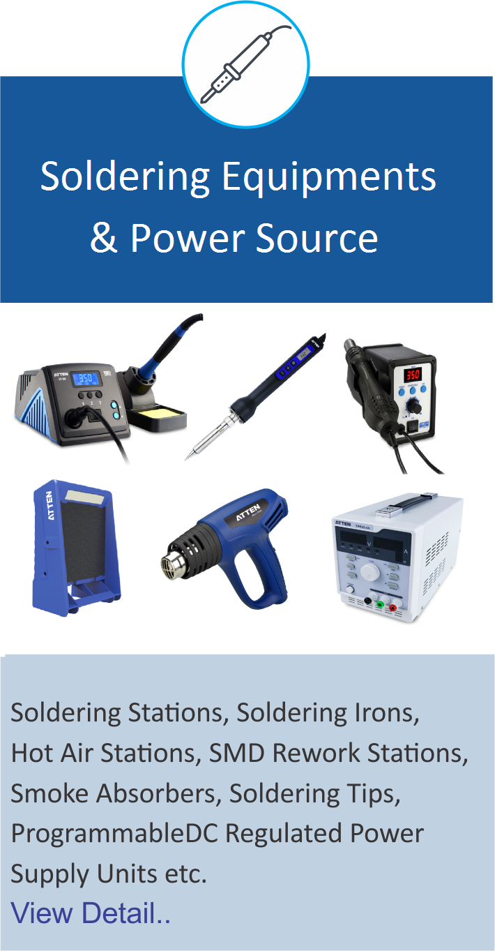 ATTEN MS-300 3in1 Combination Hot Air Gun Desoldering Station DC Power  Supply Maintenance System