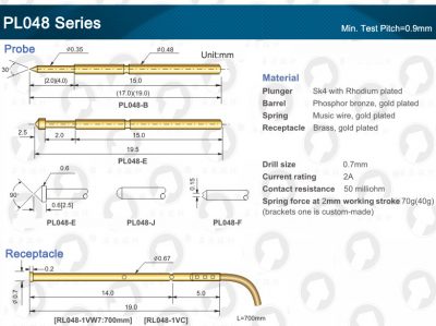 15_PL048 Series Pogo Pins